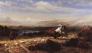Albert Bierstadt The last Mossback oil painting artist
